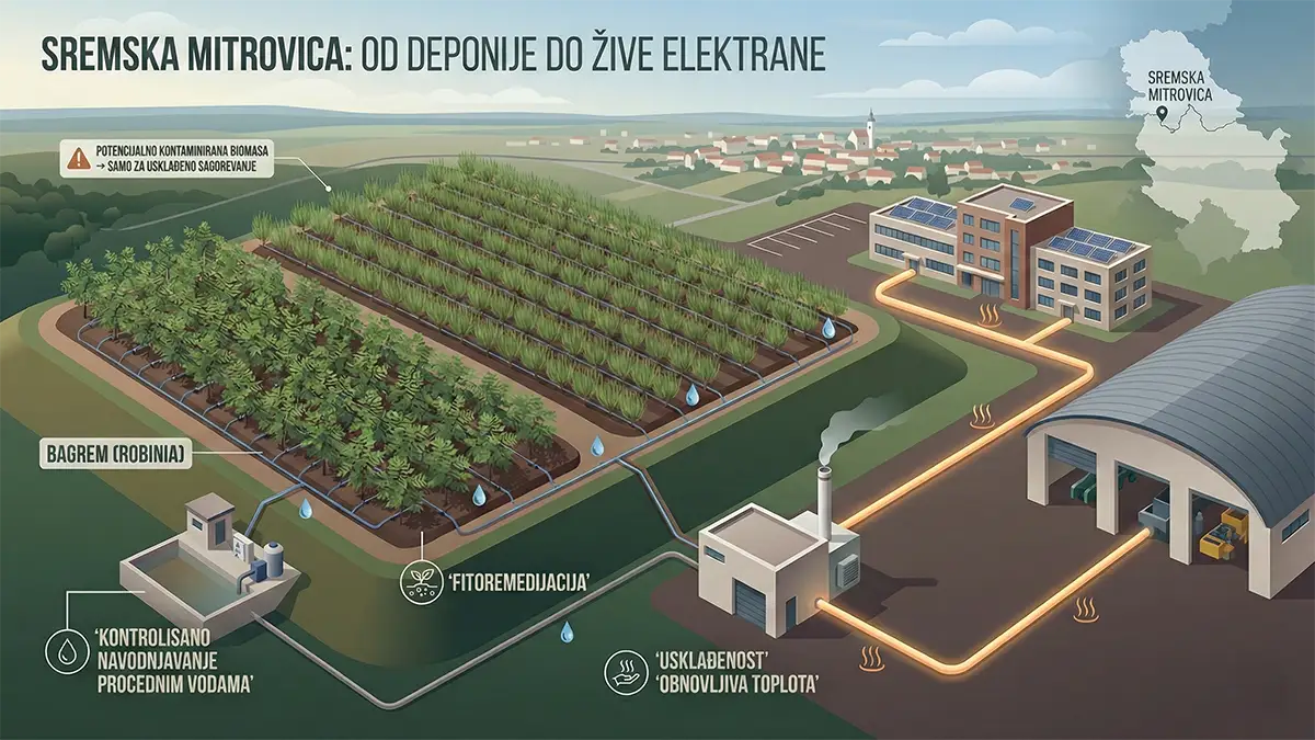 Kako deponiju pretvoriti u proizvođača energije: Biznis plan za energetske useve u Sremskoj Mitrovici